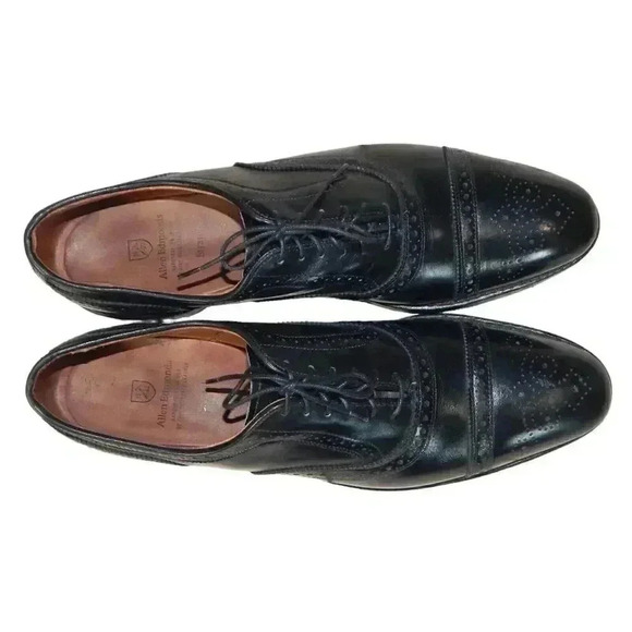 Allen Edmonds Strand Oxfords Black Size 13 Narrow 3A Cap Toe Dress Shoes main image 4